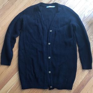 & Other Stories chunky black sweater